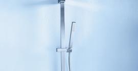 Душевая система бренда Grohe коллекции Euphoria Cube для душа (верхний душ + ручной душ + термостат душ)