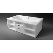 Ванна из искусственного камня Belux Омега 2 169х89 см.