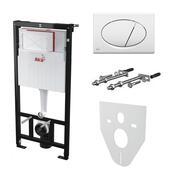 Инсталляция для подвесного унитаза AlcaPlast, с кнопкой