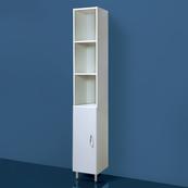 Напольный шкаф-пенал для ванной Акваль София 30х30х190, белый