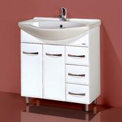 Напольная тумба для ванной под раковину Акваль Виола 82х75.6х33.6