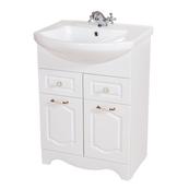 Напольная тумба для ванной под раковину Аква Родос Классик 35.5х57х80.5, белый 60 см