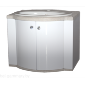 Умывальник с тумбой Турин Гамма Люкс 4 П - 65 (камень светлый)