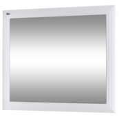 Зеркало в раме Гамма 23, 900х800 (белое)