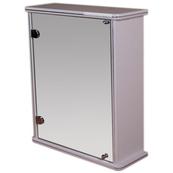 Шкаф навесной зеркальный Гамма 13 лев./прав.(белый)