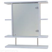 Шкаф навесной зеркальный Гамма 15/1 лев./прав. (белый)
