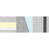 Настенная плитка Laparet Cement 75х25, серый узор