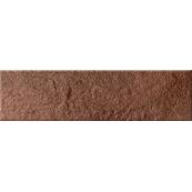 Фасадная плитка Opoczno Solar 24.5x6.5, brown elevation 3d